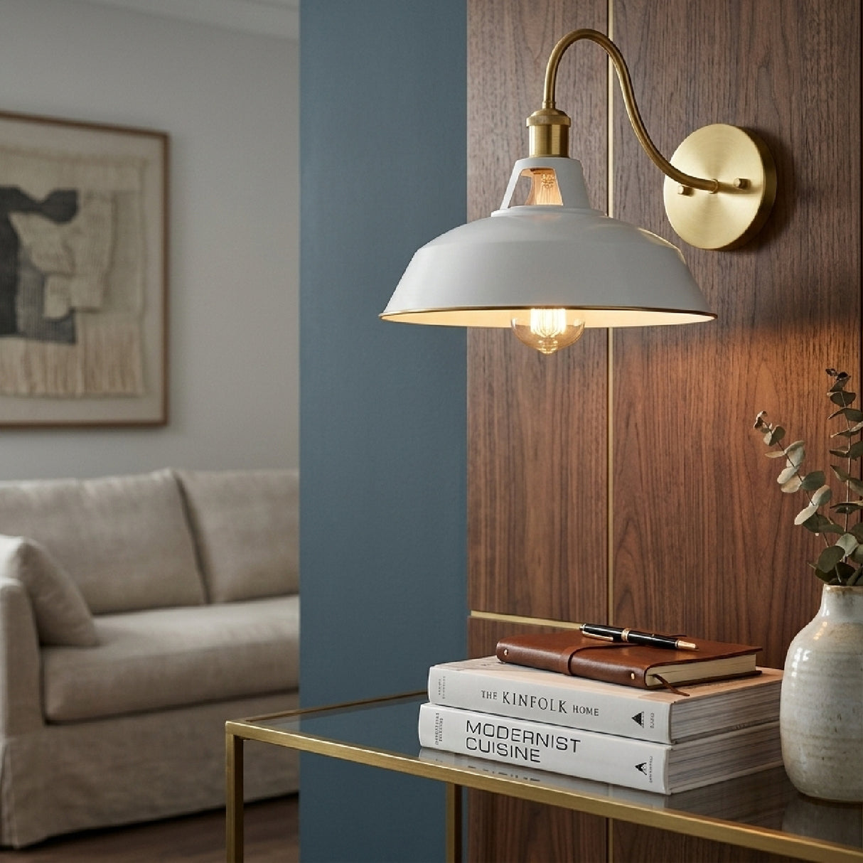 Modern European furniture - Plated Metal Wall Lamp - www.oroa.com | Oroa.com