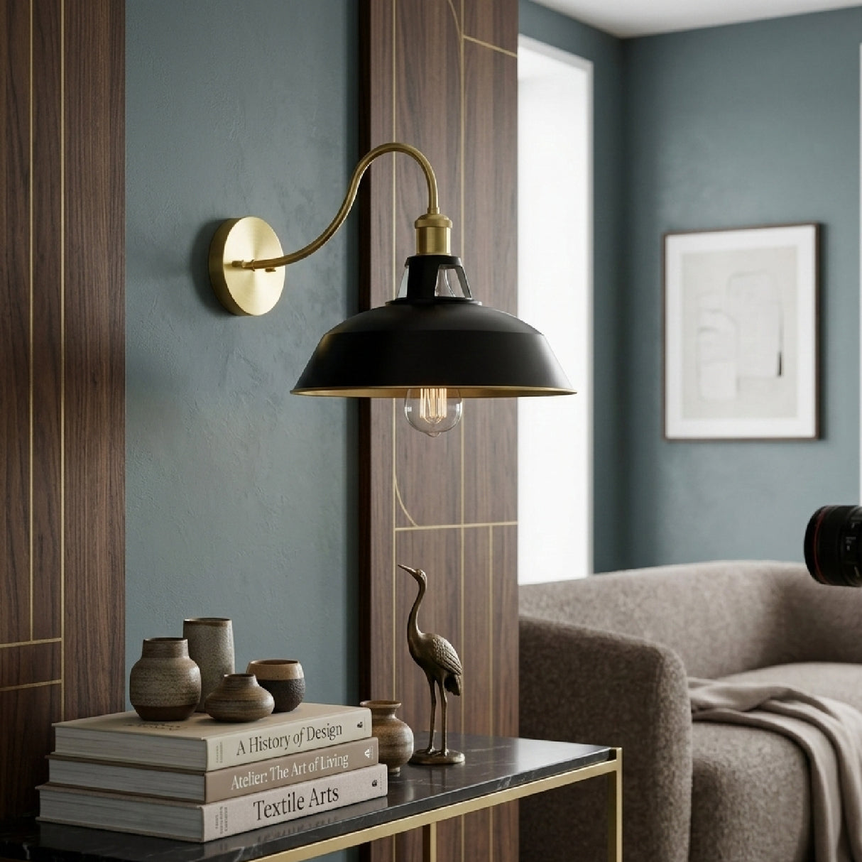 Modern European furniture - Plated Metal Wall Lamp - www.oroa.com | Oroa.com