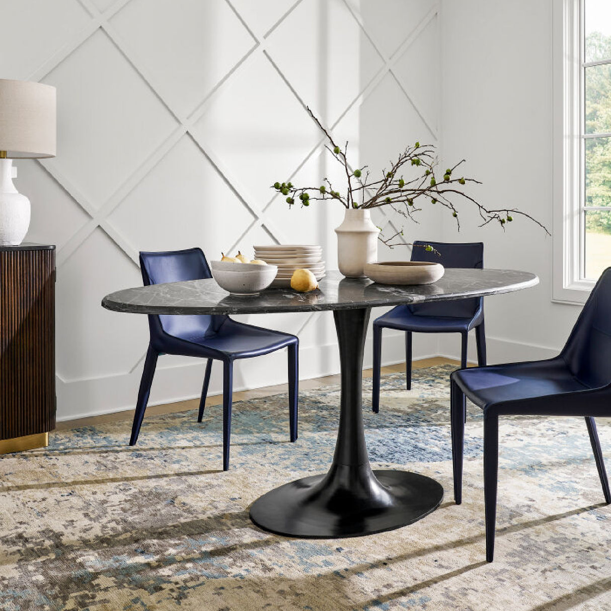 Modern furniture - Oval Pedestal Dining Table - www.oroa.com | Oroa.com