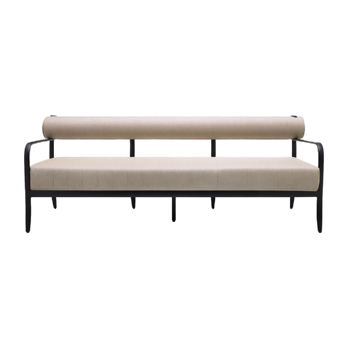 Modern European furniture - Black Aluminum Outdoor Sofa - www.oroa.com | Oroa.com