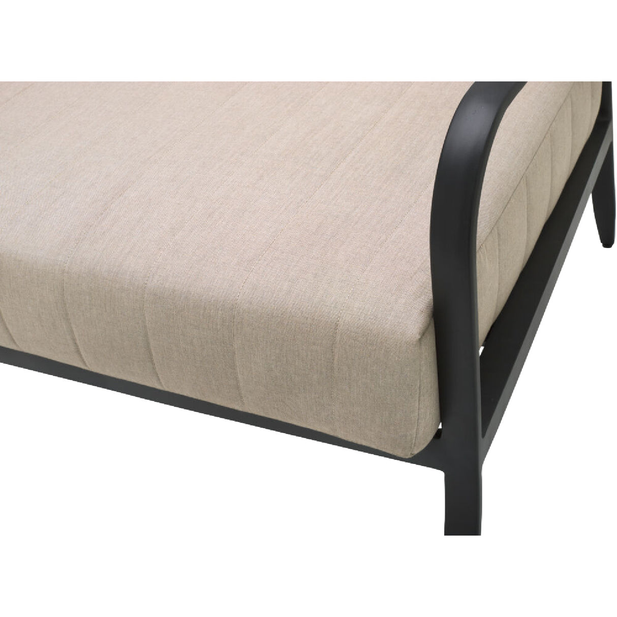 Modern European furniture - Black Aluminum Outdoor Sofa - www.oroa.com | Oroa.com