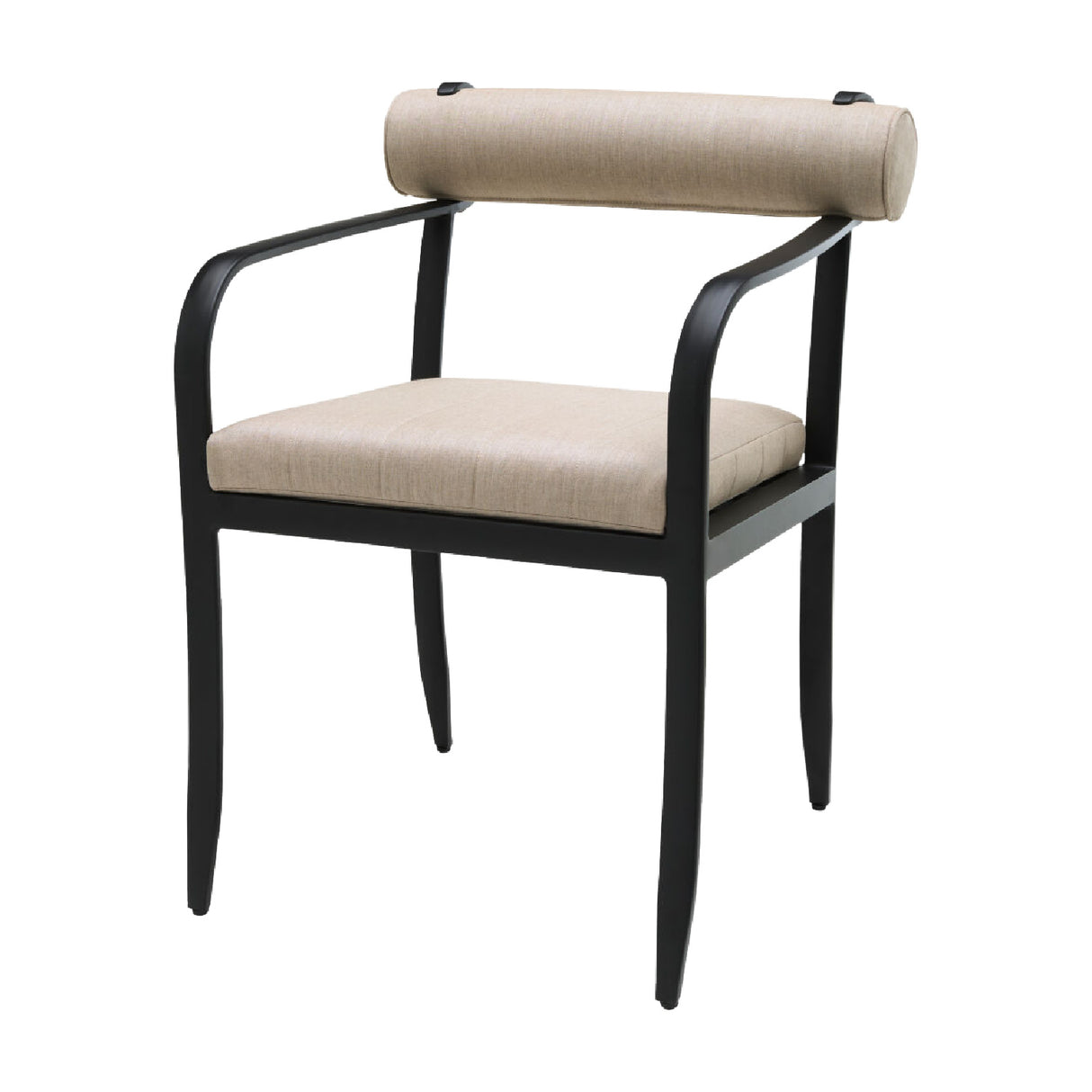 Modern European furniture - Black Aluminum Outdoor Dining Chair - www.oroa.com | Oroa.com