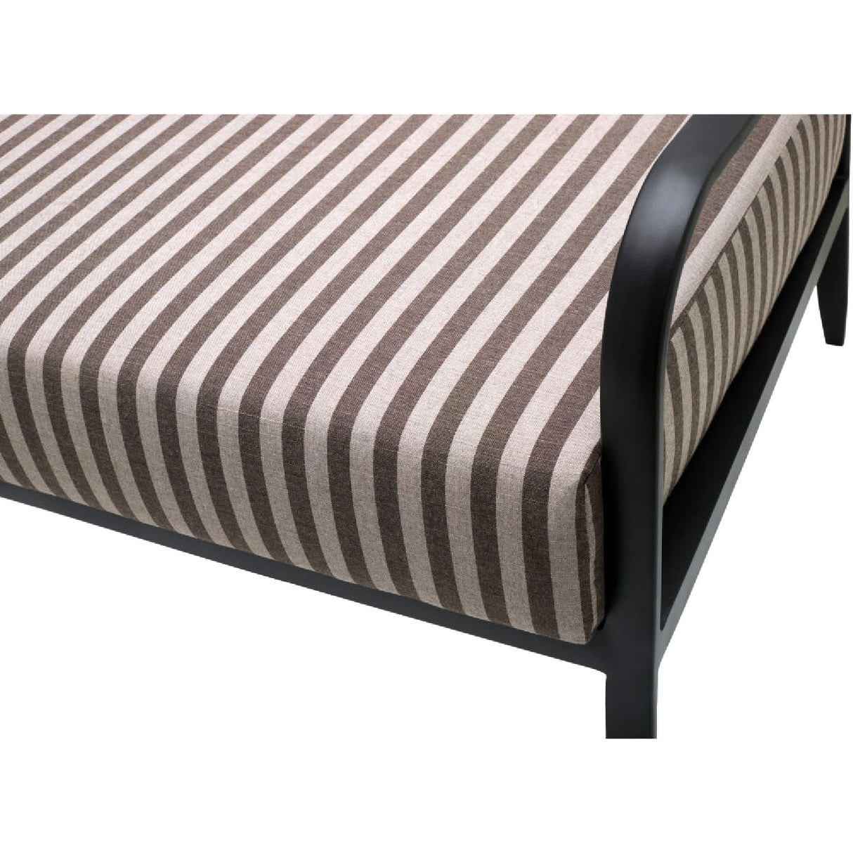 Modern European furniture - Black Aluminum Outdoor Sofa - www.oroa.com | Oroa.com