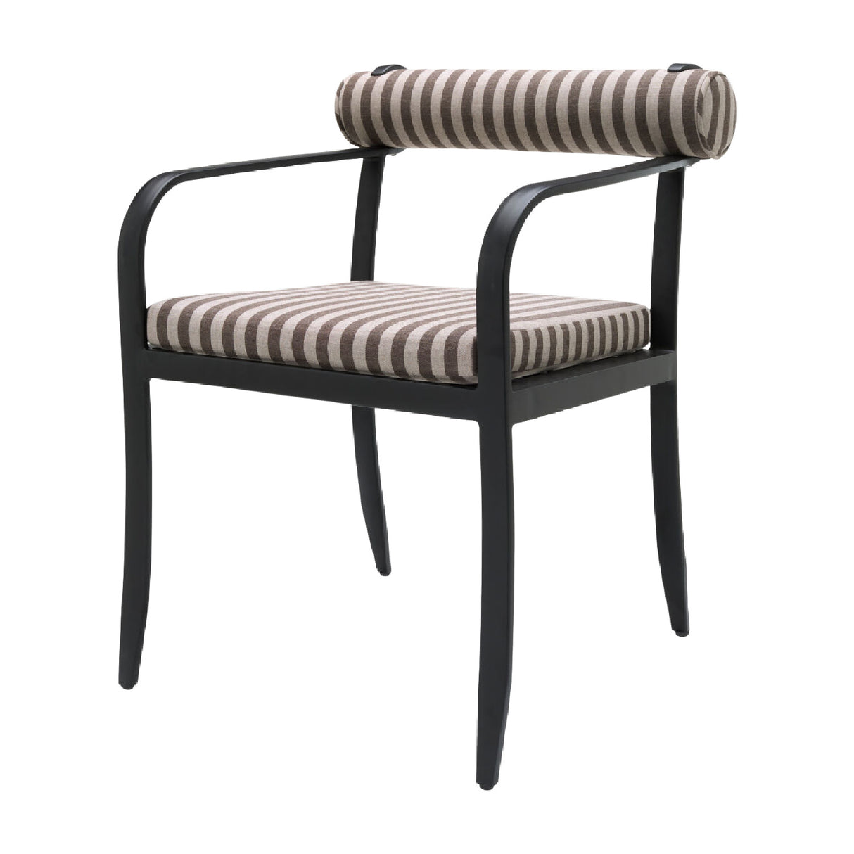 Modern European furniture - Black Aluminum Outdoor Dining Chair - www.oroa.com | Oroa.com