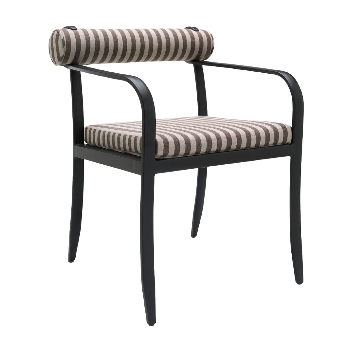 Modern European furniture - Black Aluminum Outdoor Dining Chair - www.oroa.com | Oroa.com