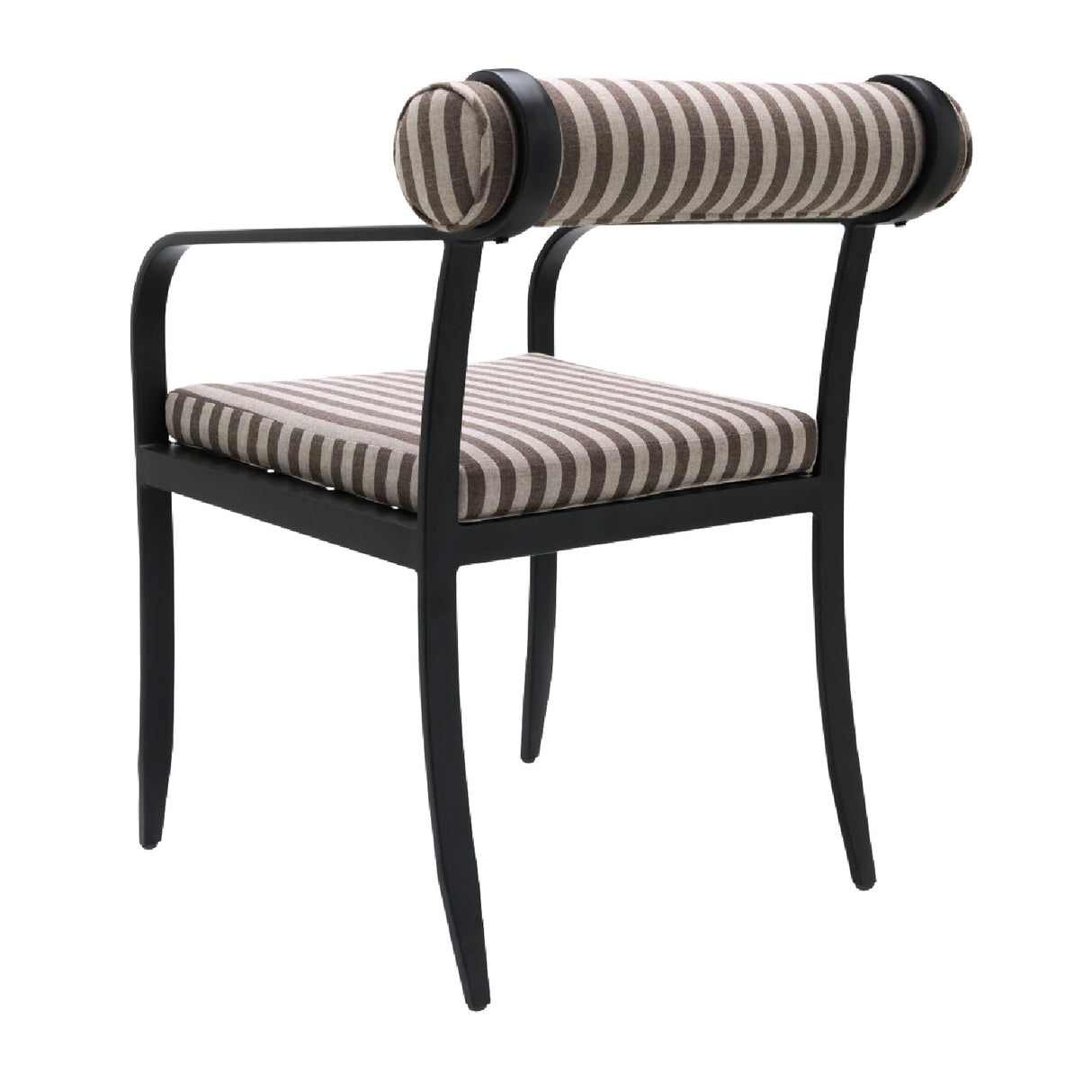 Modern European furniture - Black Aluminum Outdoor Dining Chair - www.oroa.com | Oroa.com