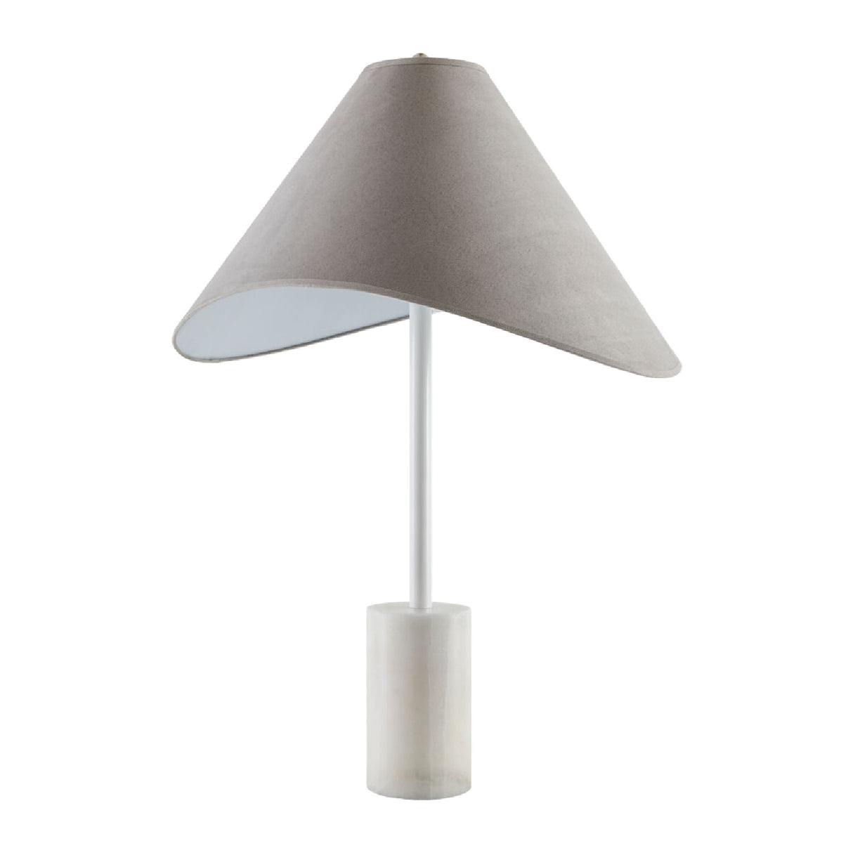 Modern European furniture - Marble Base Cotton Table Lamp - www.oroa.com | Oroa.com