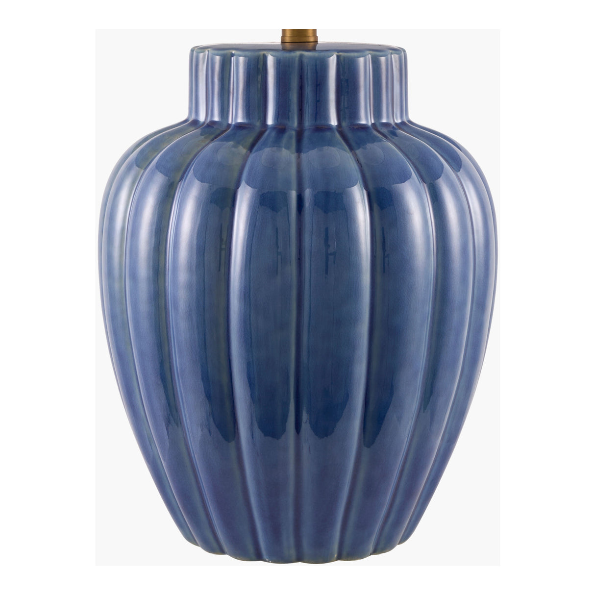 Modern European furniture - Blue Ceramic Accent Table Lamp - www.oroa.com | Oroa.com