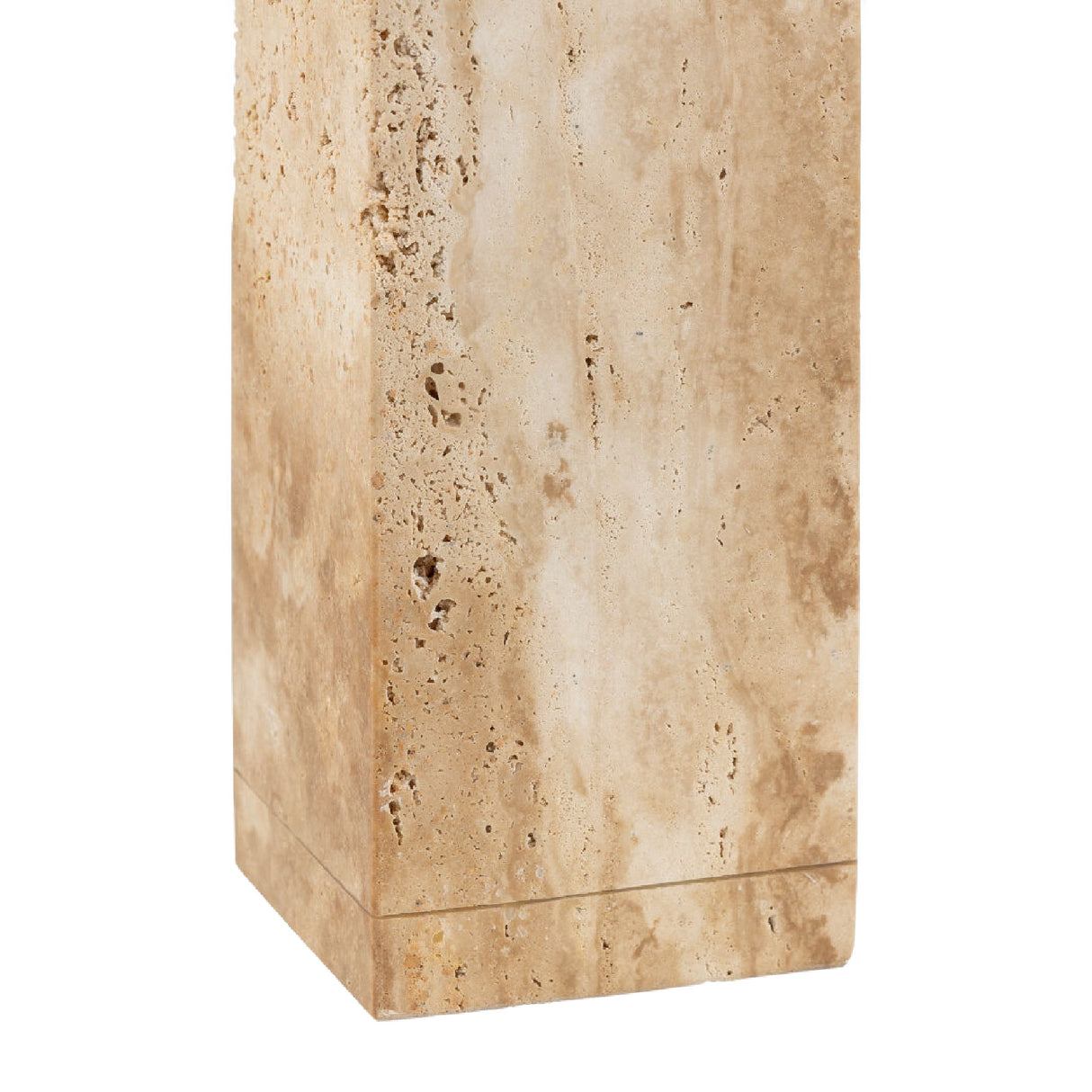 Modern European furniture - Travertine Cream Linen Table Lamp - www.oroa.com | Oroa.com