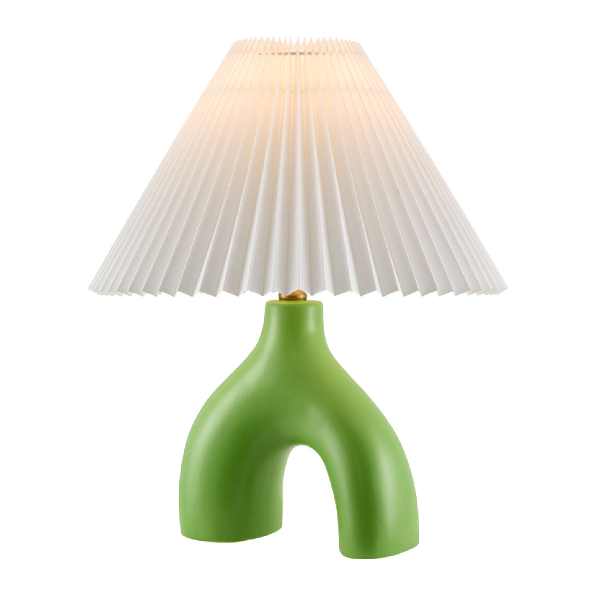 Modern European furniture - Ceramic White Linen Table Lamp - www.oroa.com | Oroa.com