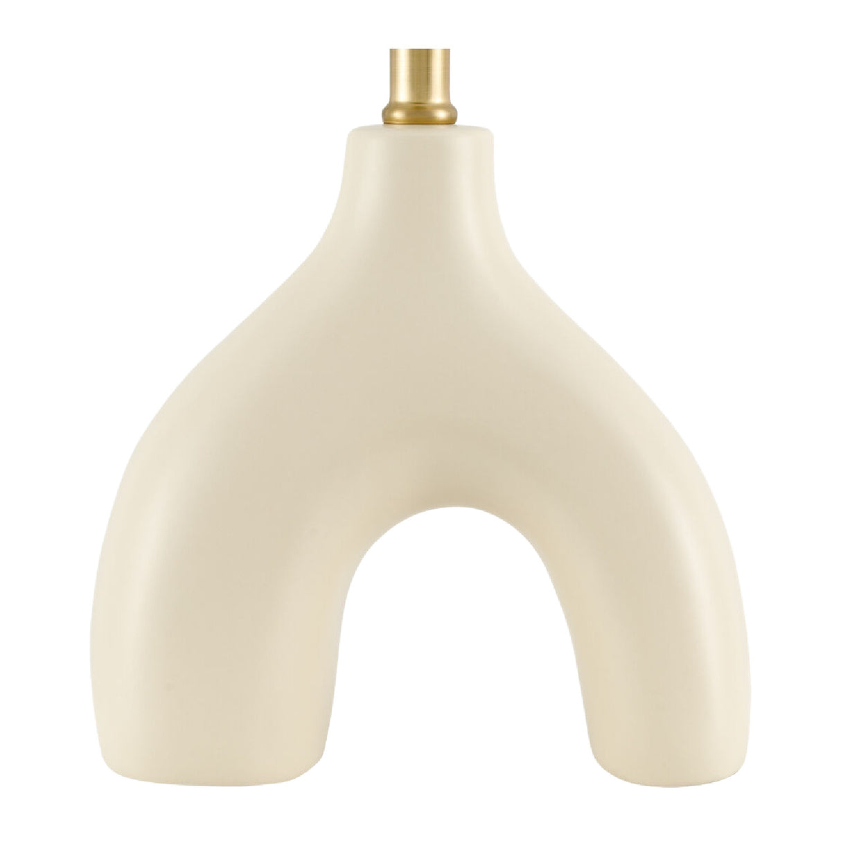 Modern European furniture - Ceramic Cream Linen Table Lamp - www.oroa.com | Oroa.com