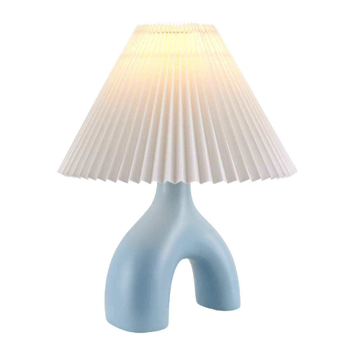 Modern European furniture - Ceramic White Linen Table Lamp - www.oroa.com | Oroa.com