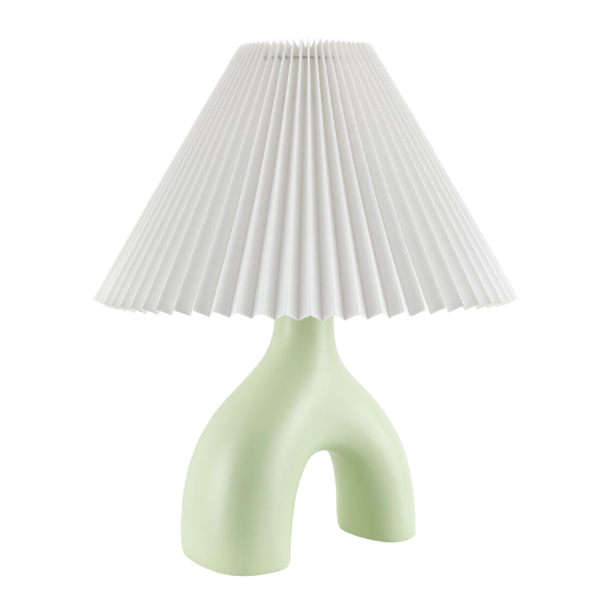 Modern European furniture - Ceramic White Linen Table Lamp - www.oroa.com | Oroa.com