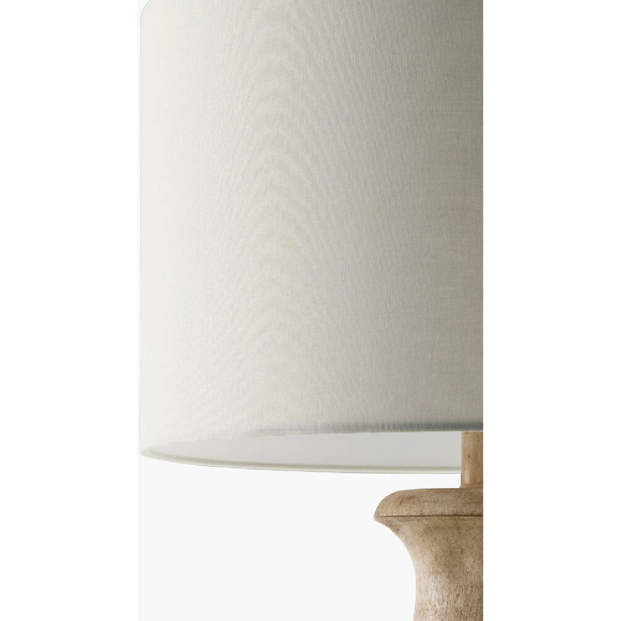 Modern European furniture - White Linen Accent Table Lamp - www.oroa.com | Oroa.com