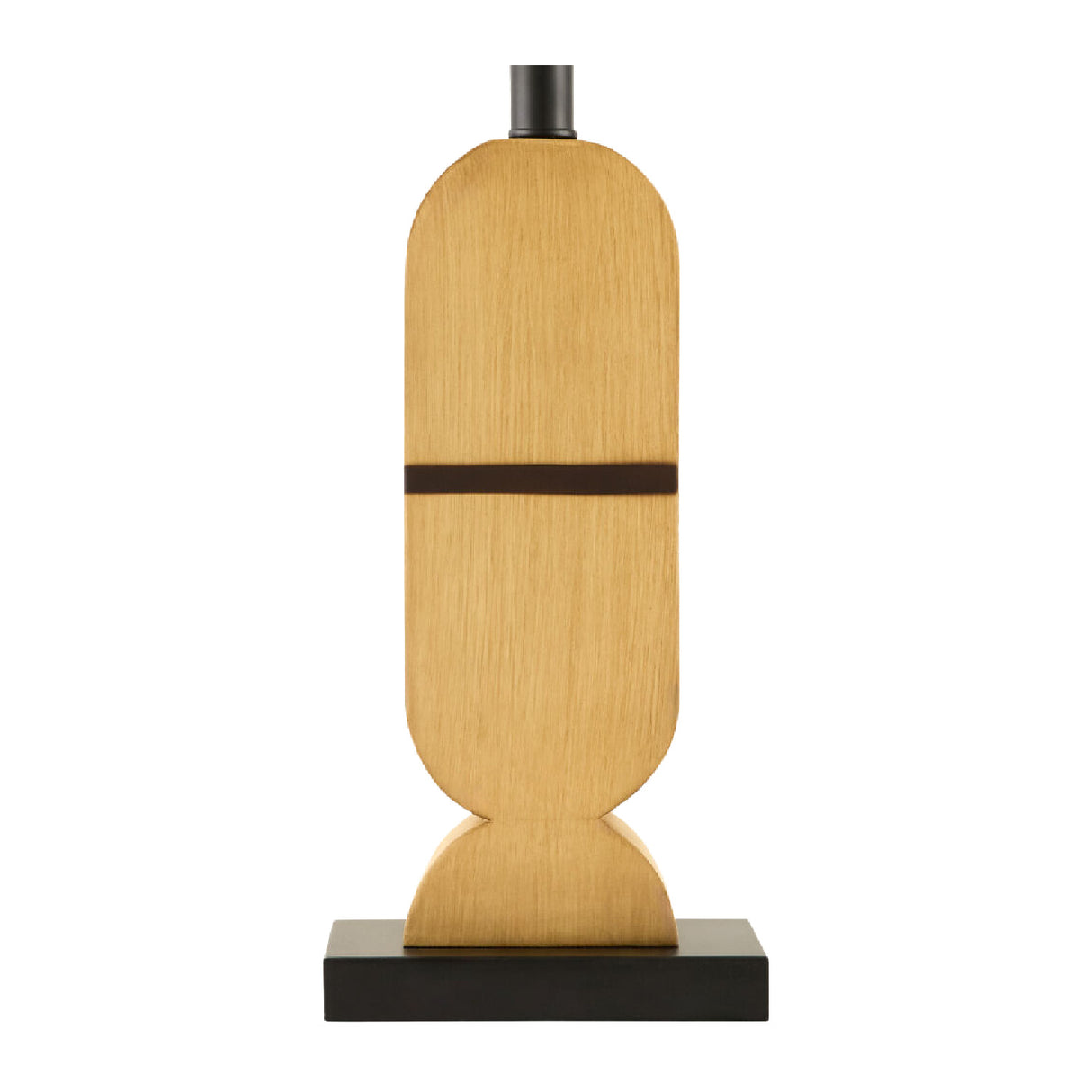 Modern European furniture - Brown Geometrical Base Table Lamp - www.oroa.com | Oroa.com