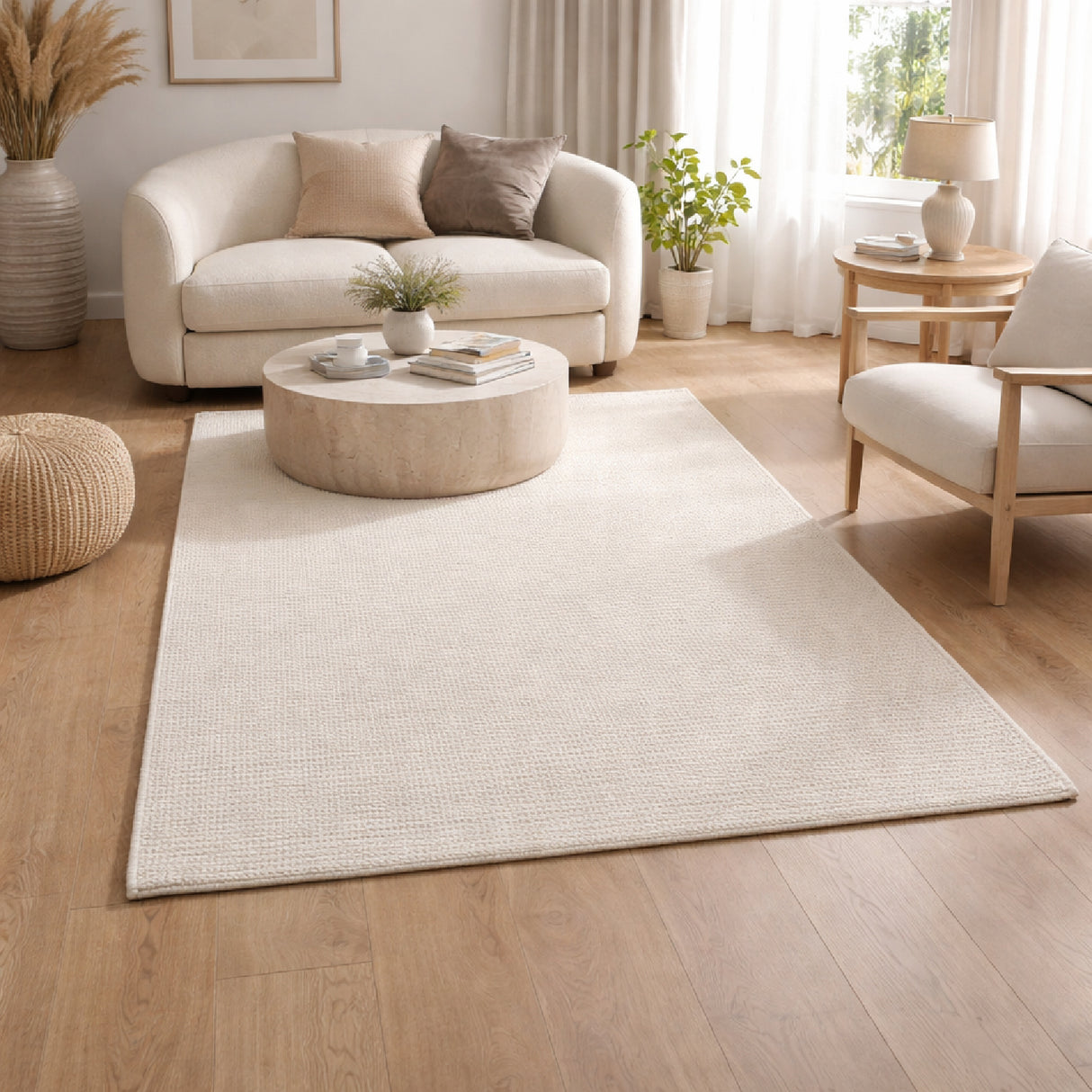 Modern furniture - Hand-Woven Yarn Minimalist Carpet - www.oroa.com | Oroa.com