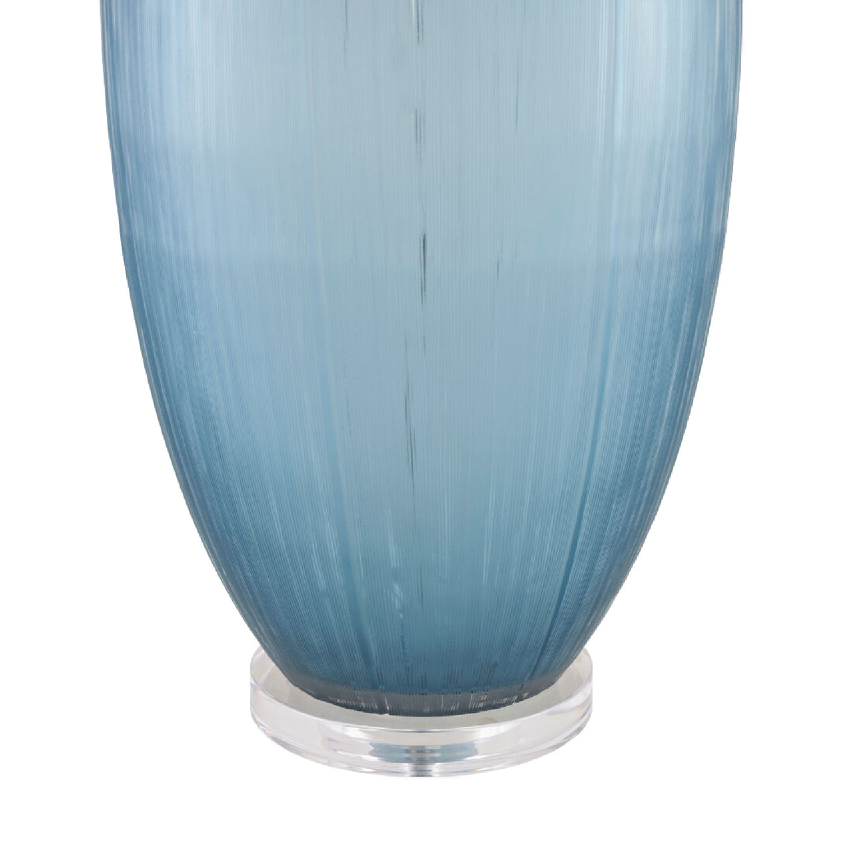 Modern European furniture - Blue Glass Accent Table Lamp - www.oroa.com | Oroa.com