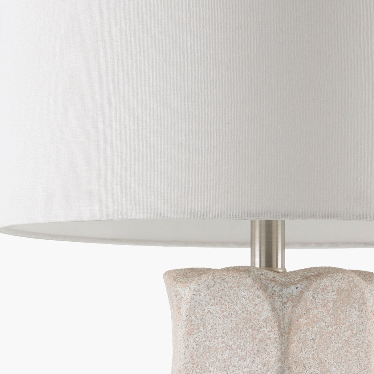 Modern European furniture - White Linen Shade Floor Lamp - www.oroa.com | Oroa.com