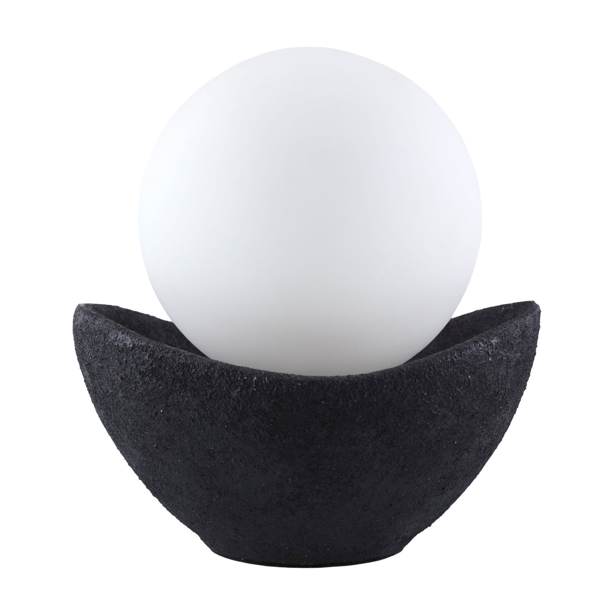 Modern European furniture - Cement Bowl Accent Table Lamp - www.oroa.com | Oroa.com