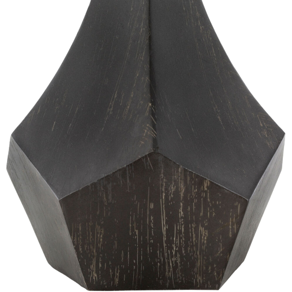 Modern European furniture - Gray Faceted Accent Table Lamp - www.oroa.com | Oroa.com