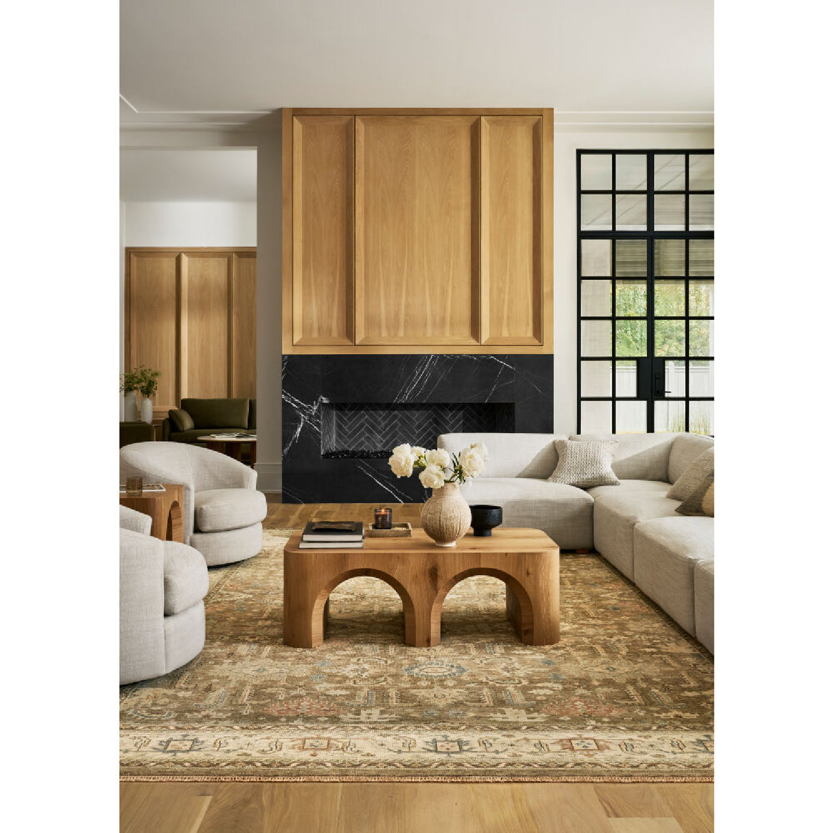 Modern furniture - Patterned Wool Fringe Carpet - www.oroa.com | Oroa.com
