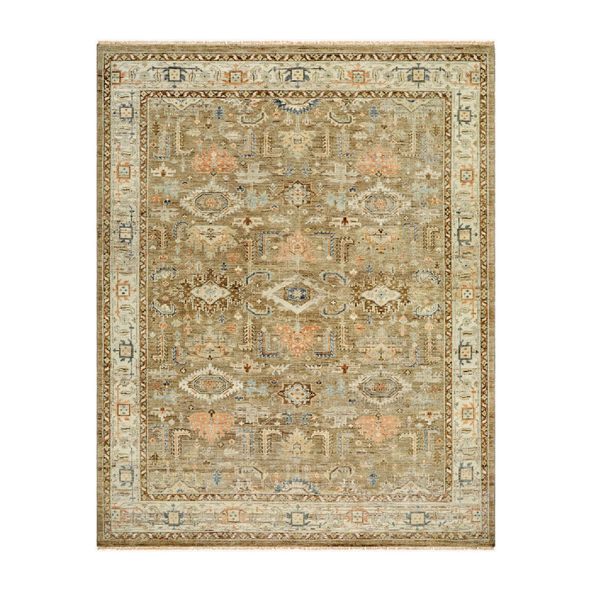 Modern furniture - Patterned Wool Fringe Carpet - www.oroa.com | Oroa.com