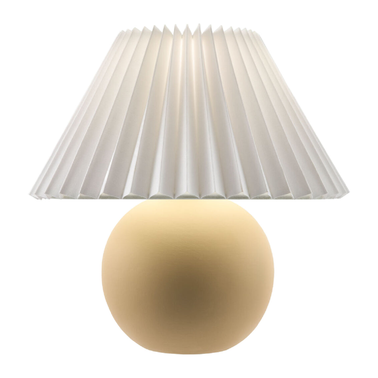 Modern European furniture - Pleated Linen Ceramic Table Lamp - www.oroa.com | Oroa.com
