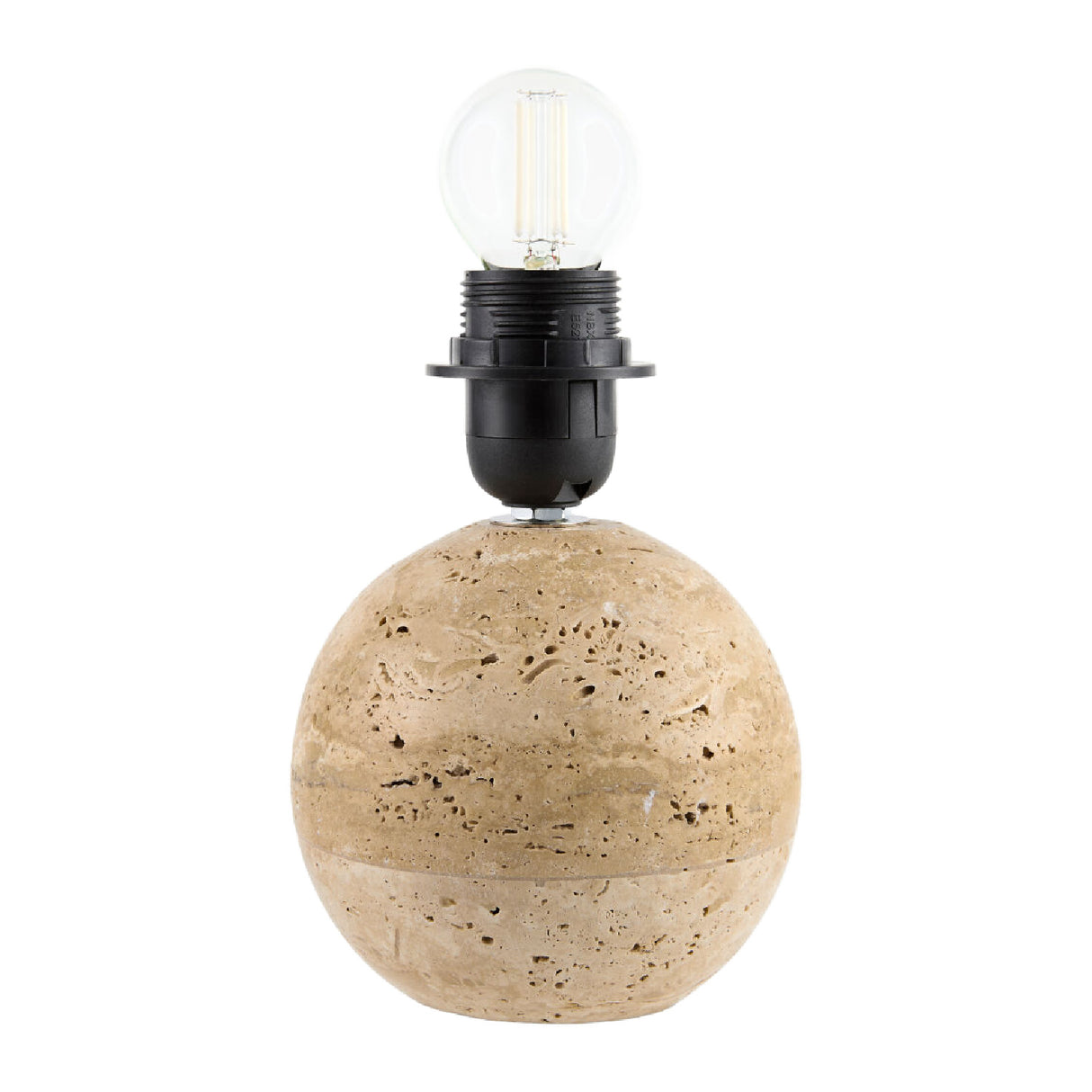 Modern European furniture - Pleated Linen Travertine Table Lamp - www.oroa.com | Oroa.com