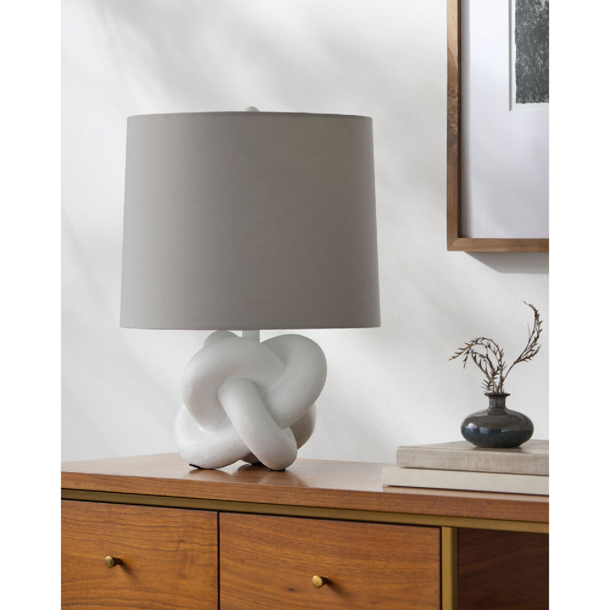 Modern European furniture - Knotted Base Accent Table Lamp - www.oroa.com | Oroa.com