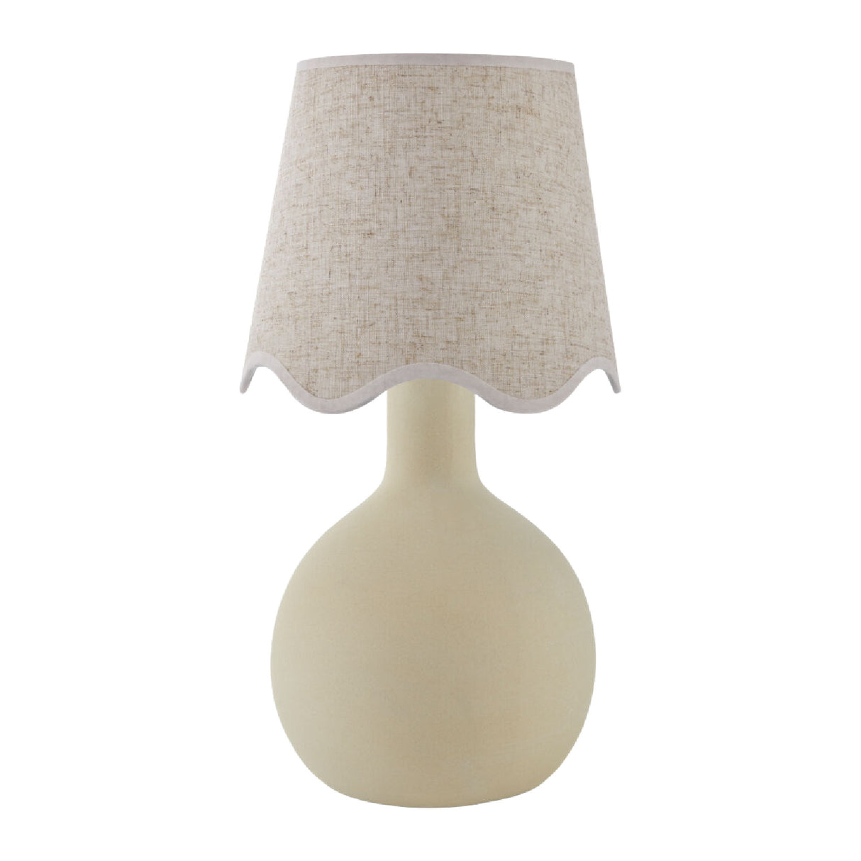 Modern European furniture - Wavy-Edge Rattan Ceramic Table Lamp - www.oroa.com | Oroa.com