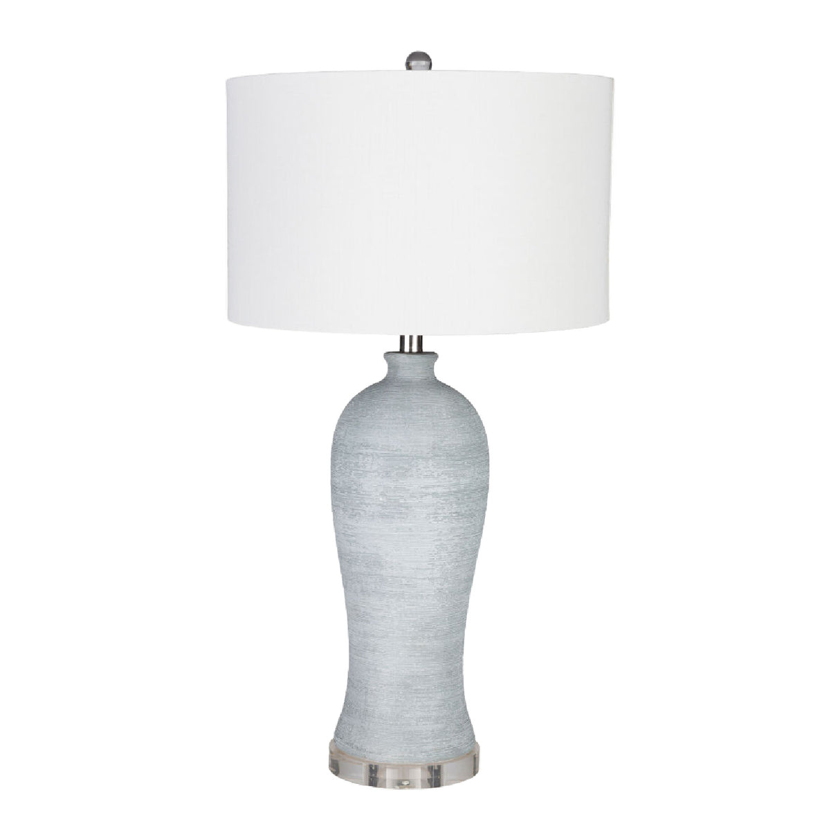 Modern European furniture - Gray Concrete Accent Table Lamp - www.oroa.com | Oroa.com