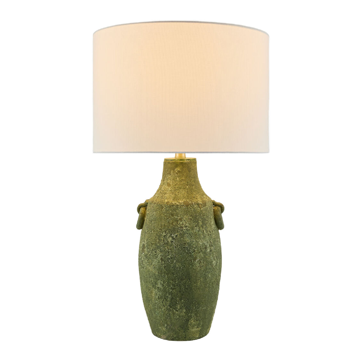 Modern European furniture - Rustic Green Ceramic Table Lamp - www.oroa.com | Oroa.com
