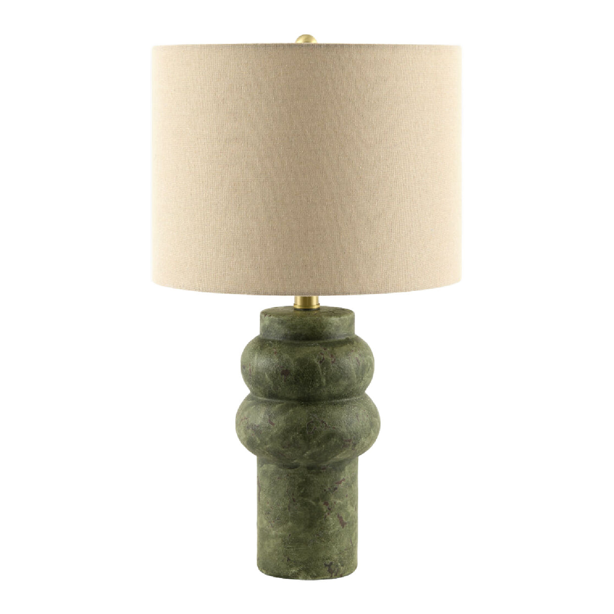 Modern European furniture - Handpainted Green Ceramic Table Lamp - www.oroa.com | Oroa.com