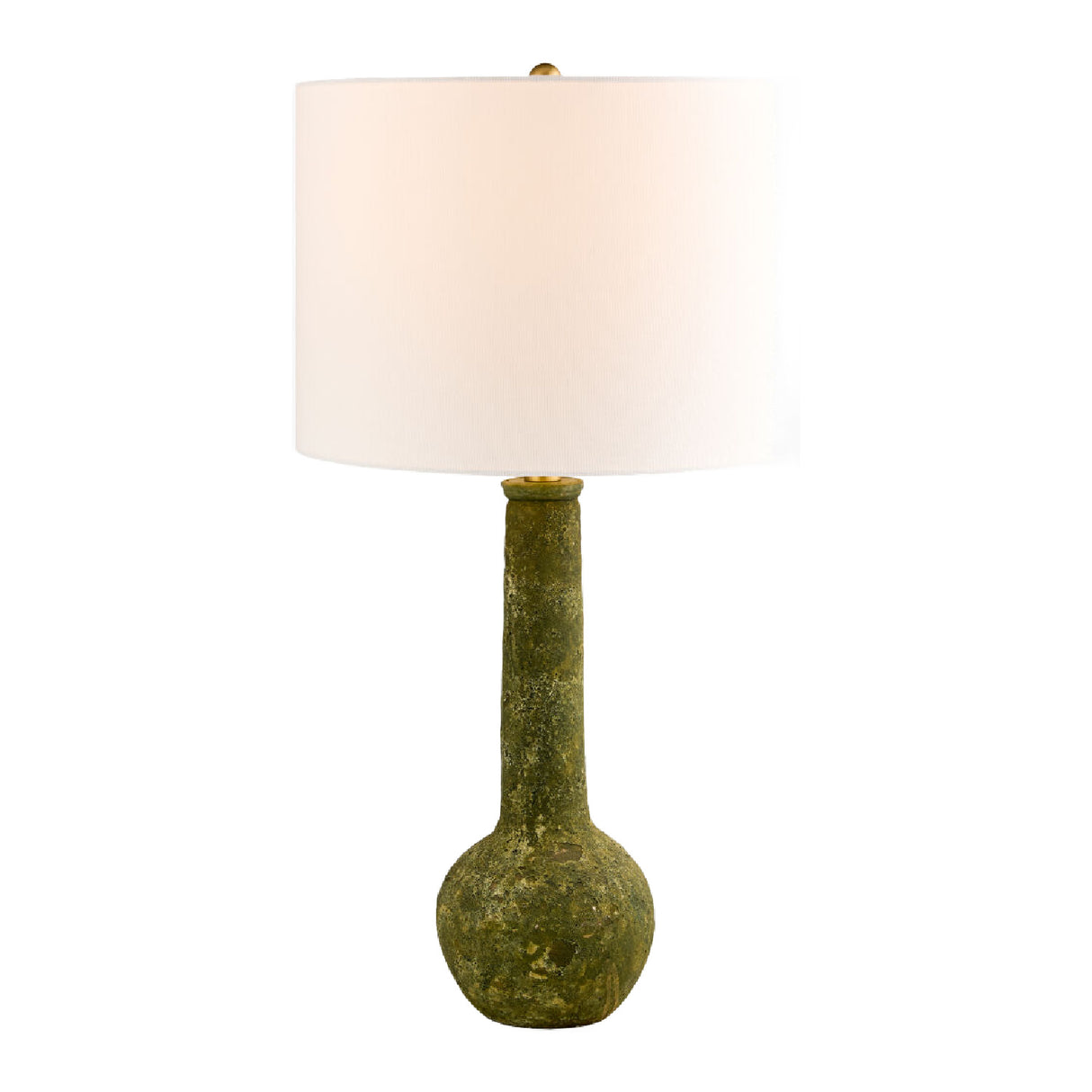 Modern European furniture - Rustic Green Ceramic Table Lamp - www.oroa.com | Oroa.com