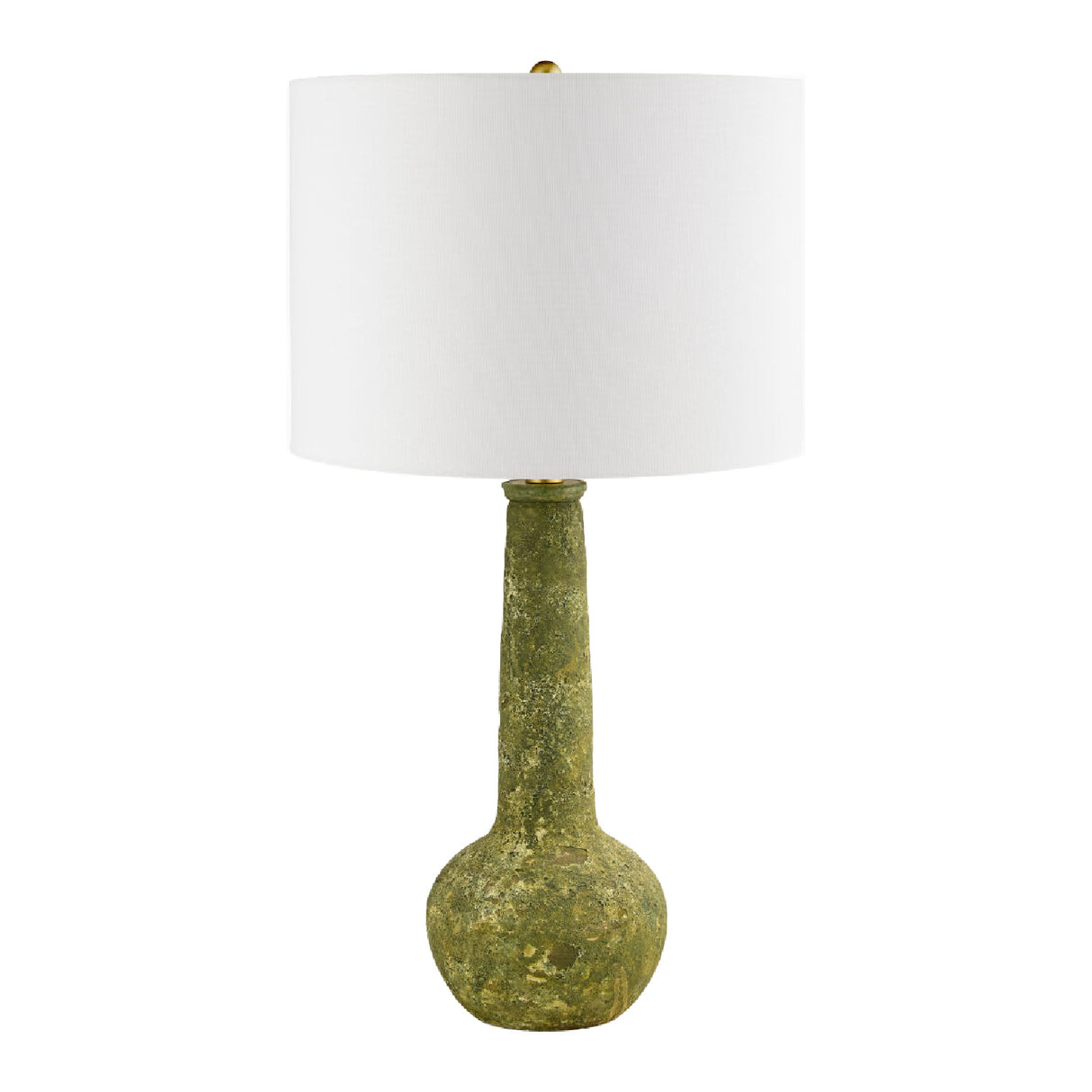 Modern European furniture - Rustic Green Ceramic Table Lamp - www.oroa.com | Oroa.com