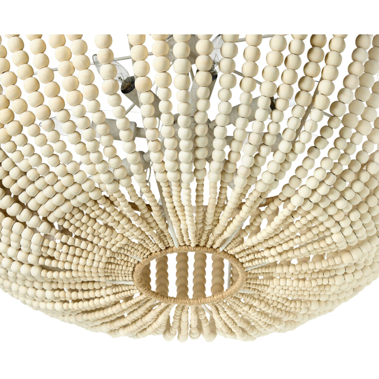 Modern European furniture - Cream Beaded Pendant Lamp - www.oroa.com | Oroa.com