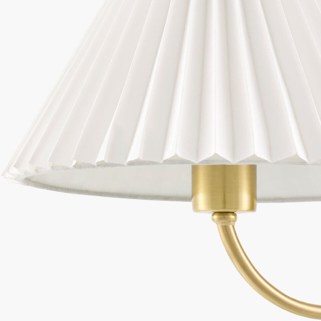 Modern European furniture - Pleated White Linen Wall Lamp - www.oroa.com | Oroa.com