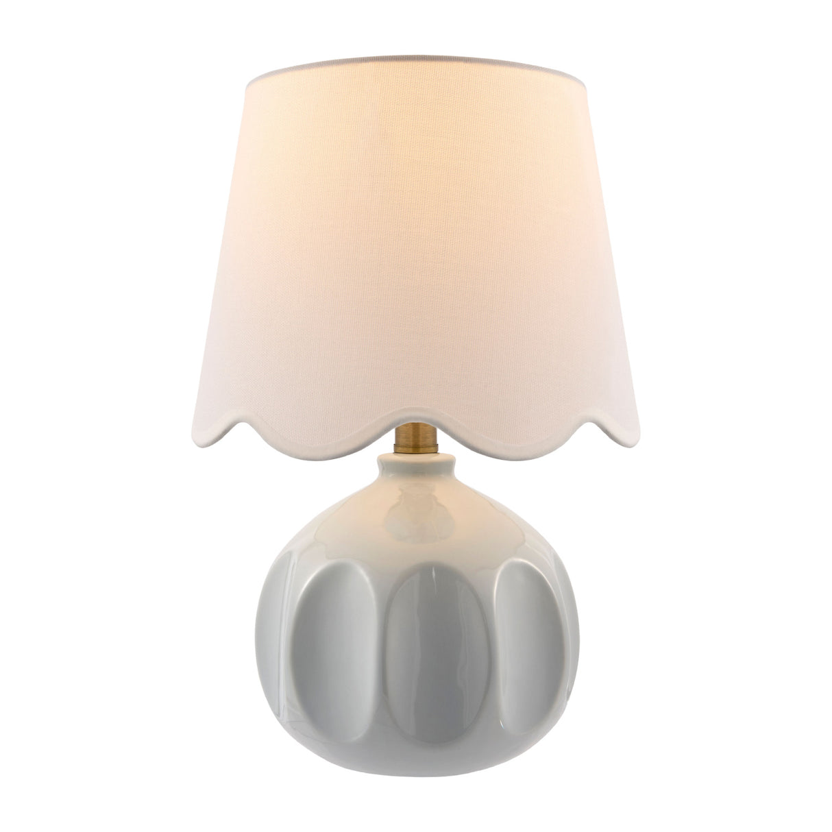 Modern European furniture - Wavy Linen Accent Table Lamp - www.oroa.com | Oroa.com