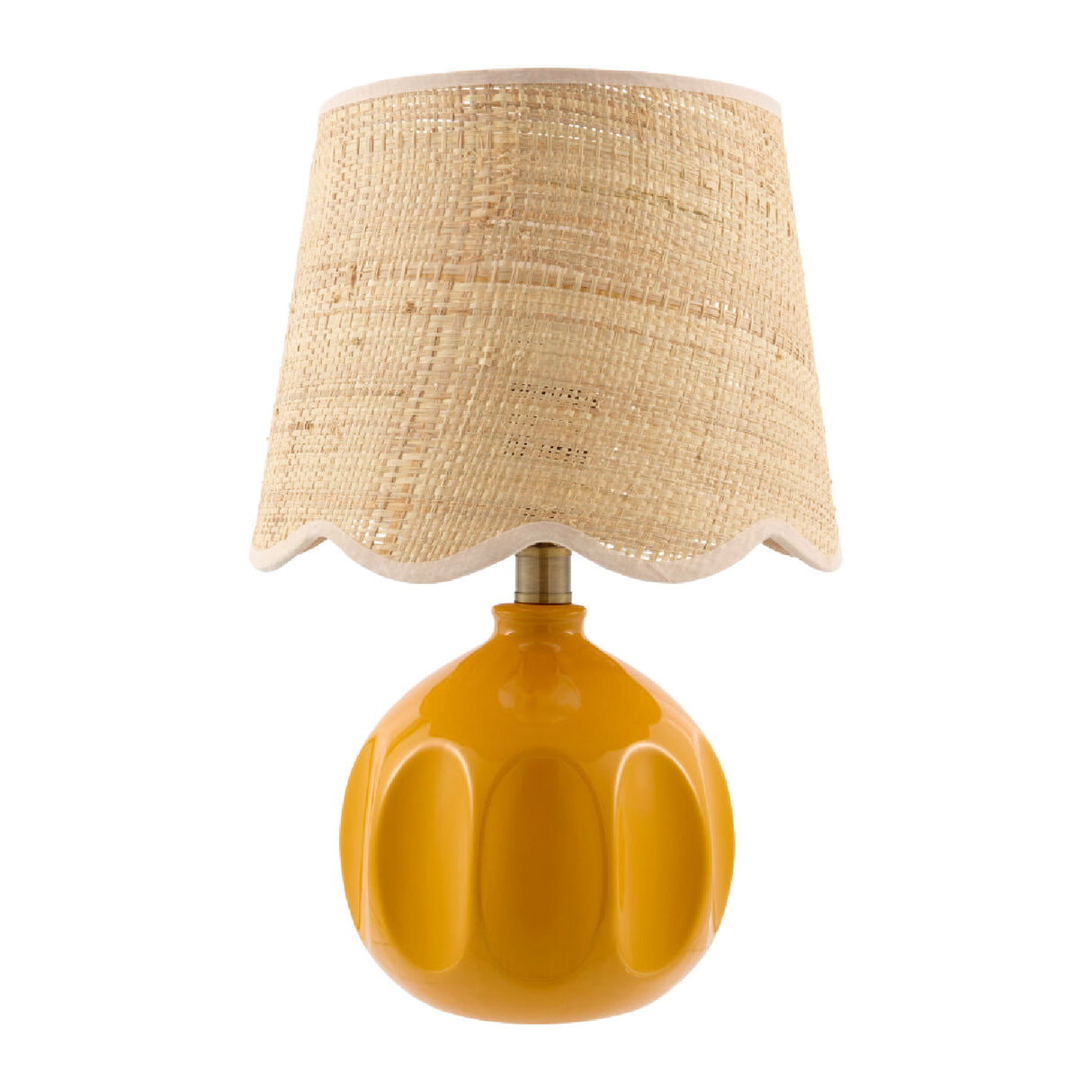 Modern European furniture - Wavy Rattan Accent Table Lamp - www.oroa.com | Oroa.com