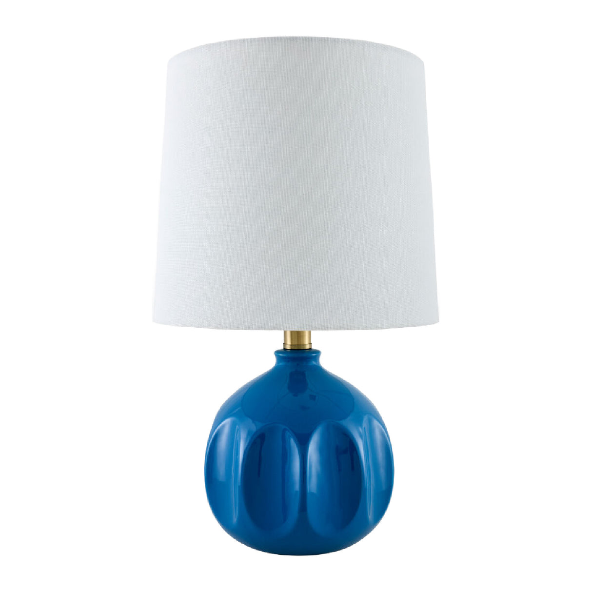 Modern European furniture - Linen Carved Ceramic Table Lamp - www.oroa.com | Oroa.com