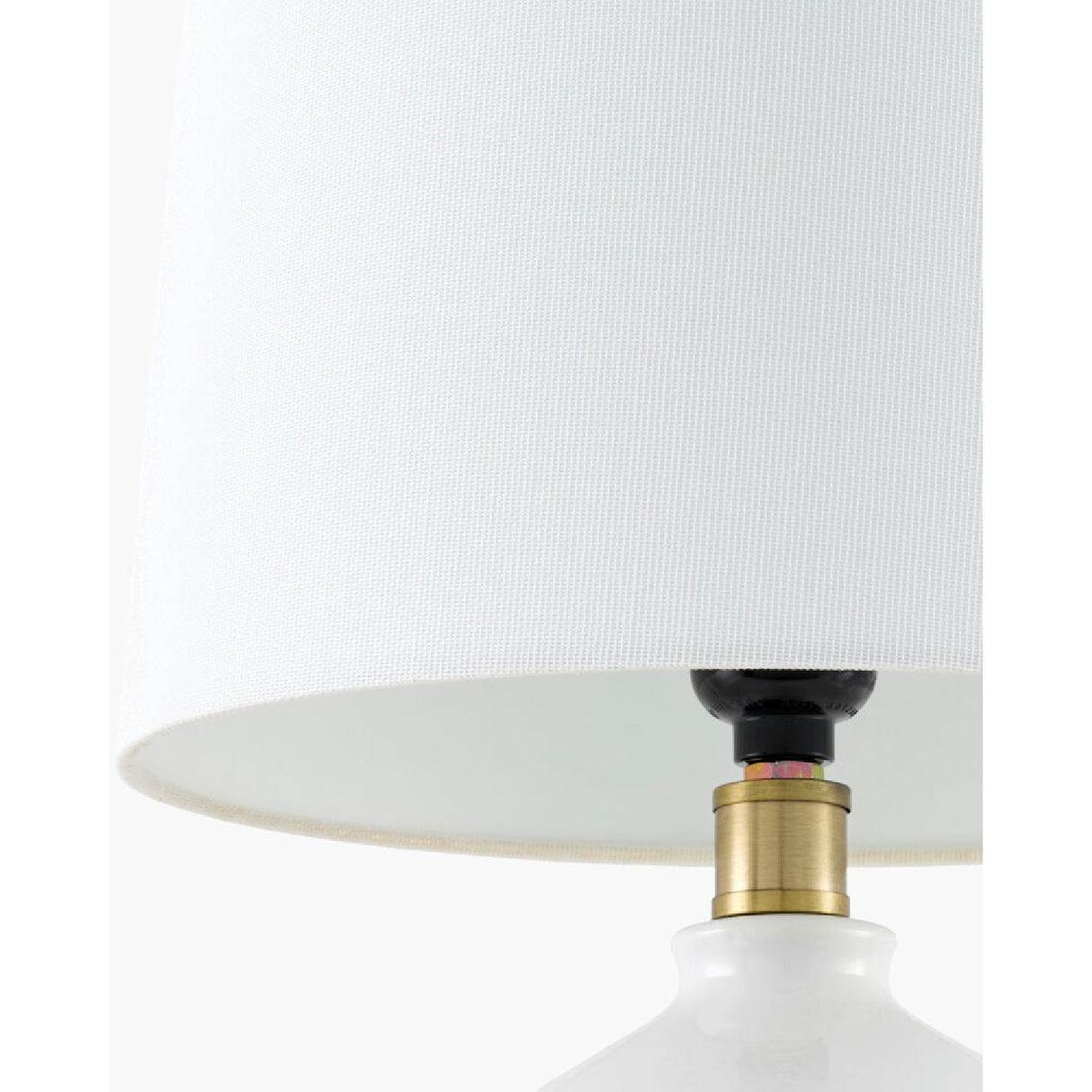 Modern European furniture - Linen Carved Ceramic Table Lamp - www.oroa.com | Oroa.com