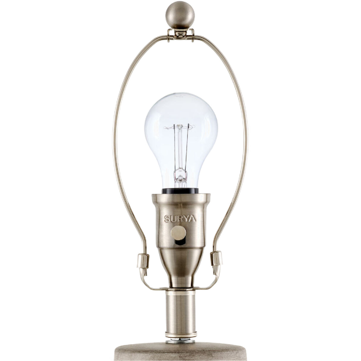 Modern European furniture - Carved Gray Ceramic Table Lamp - www.oroa.com | Oroa.com