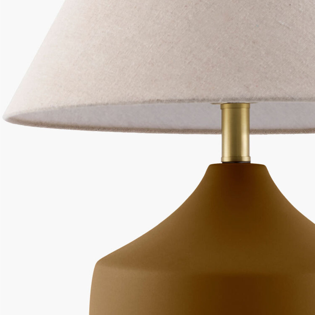 Modern European furniture - Ceramic Beige Linen Table Lamp - www.oroa.com | Oroa.com