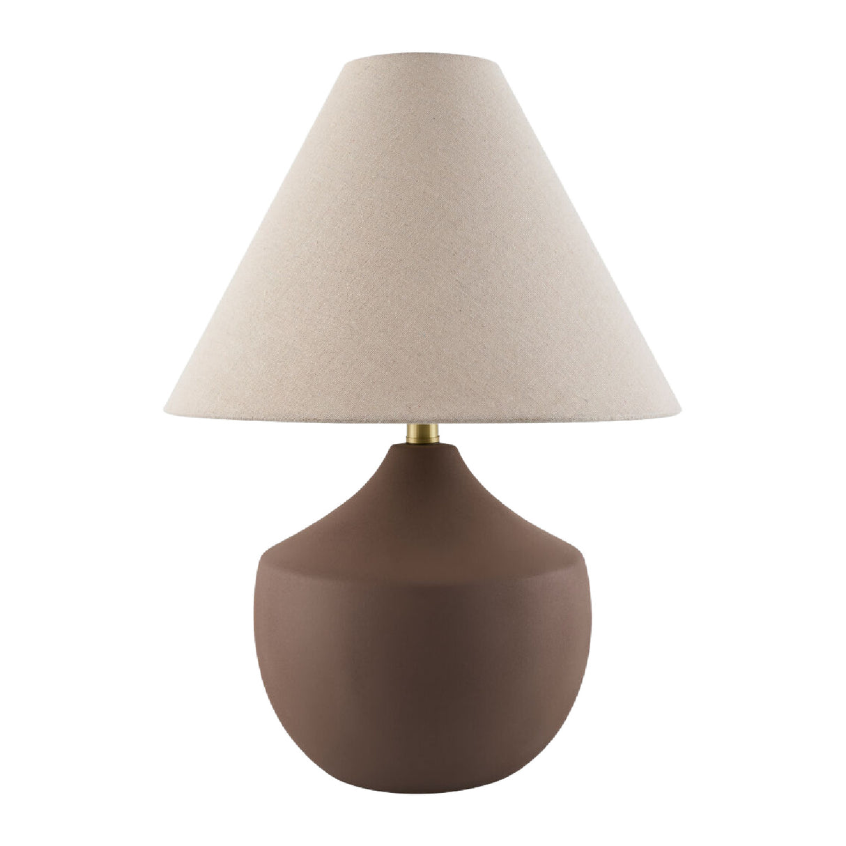 Modern European furniture - Ceramic Beige Linen Table Lamp - www.oroa.com | Oroa.com
