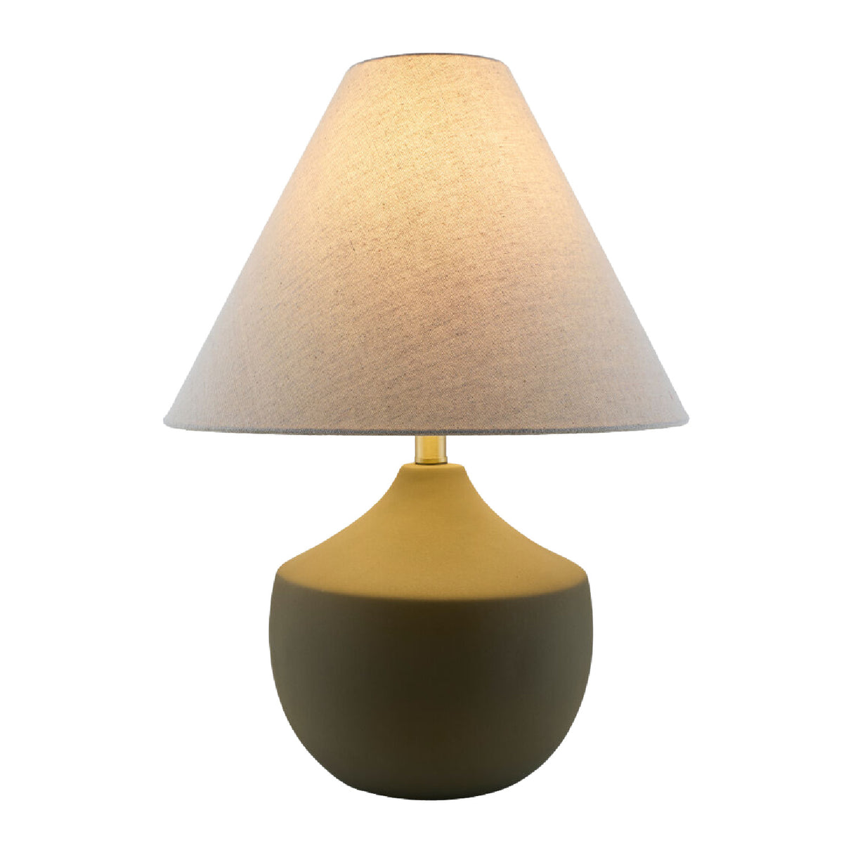Modern European furniture - Ceramic Beige Linen Table Lamp - www.oroa.com | Oroa.com