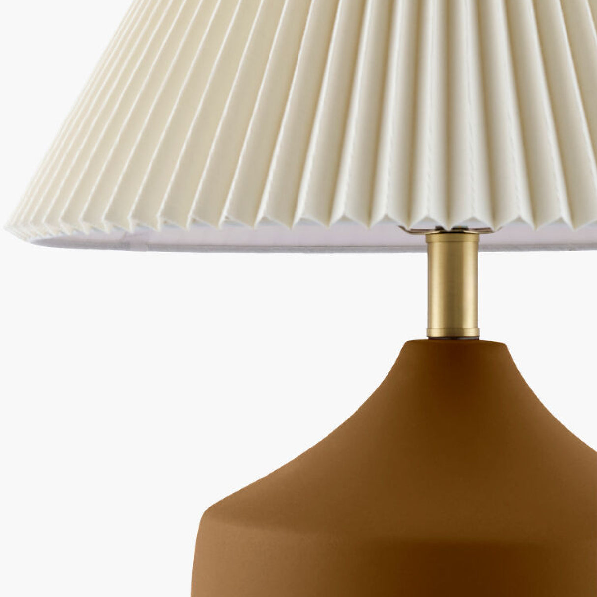 Modern European furniture - Ceramic Beige Linen Table Lamp - www.oroa.com | Oroa.com