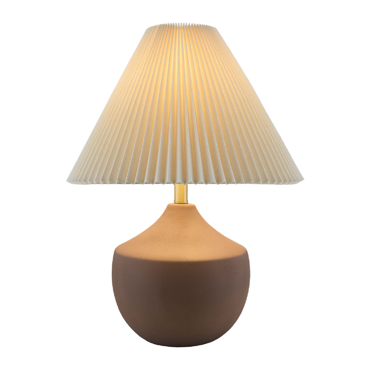 Modern European furniture - Ceramic Beige Linen Table Lamp - www.oroa.com | Oroa.com