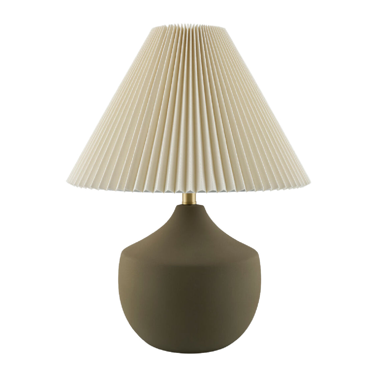 Modern European furniture - Ceramic Beige Linen Table Lamp - www.oroa.com | Oroa.com