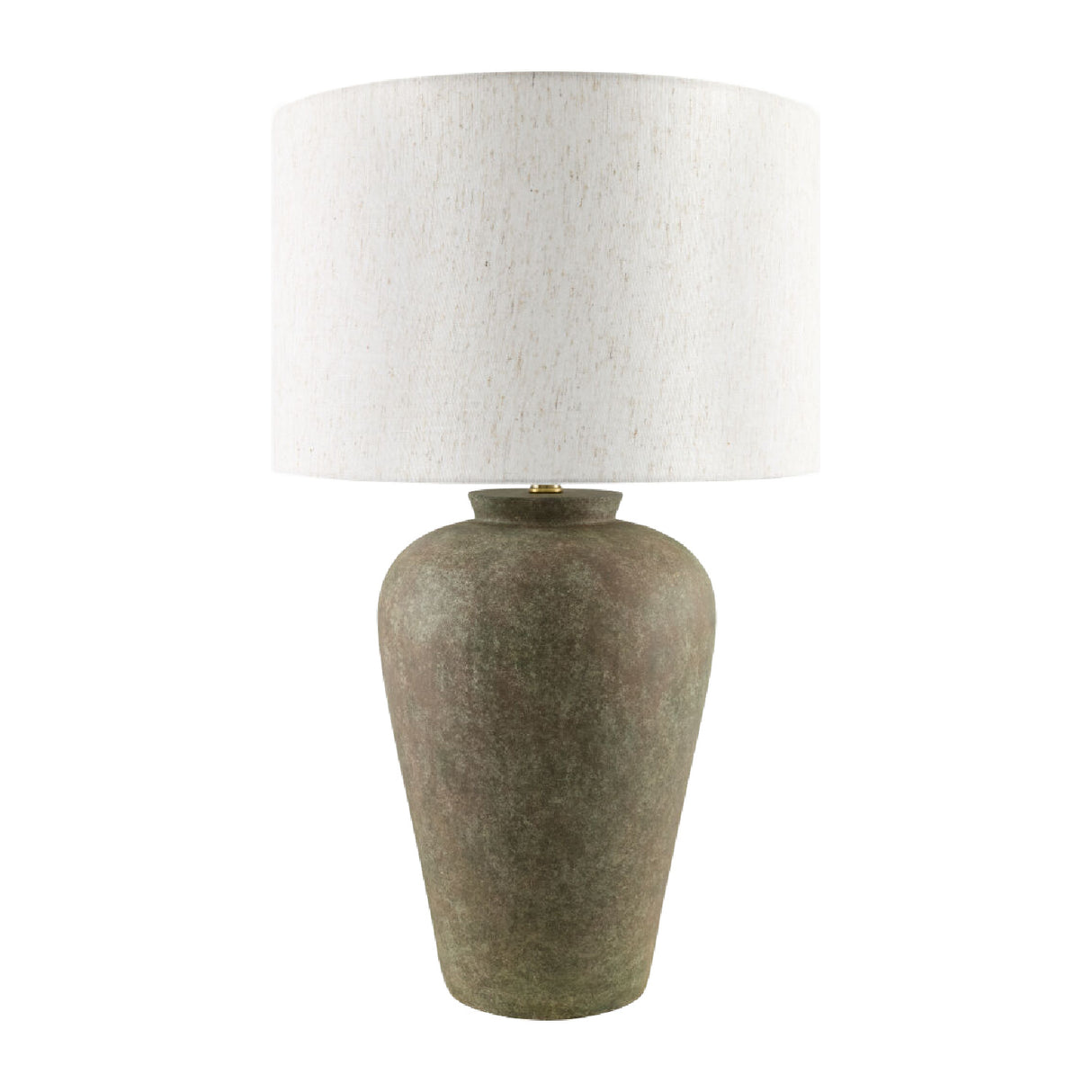 Modern European furniture - Painted Cement Linen Table Lamp - www.oroa.com | Oroa.com