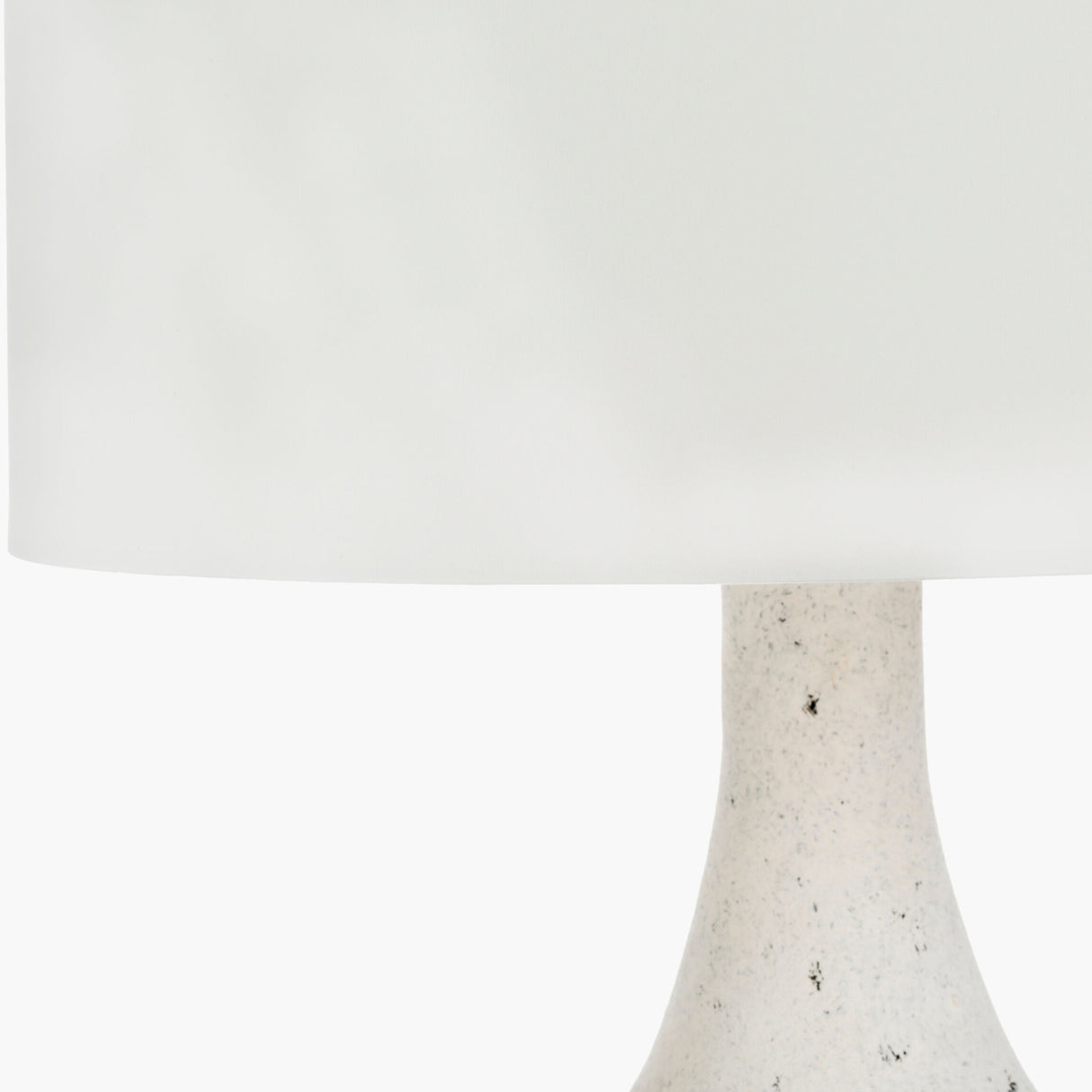 Modern European furniture - White Drum Shade Table Lamp - www.oroa.com | Oroa.com